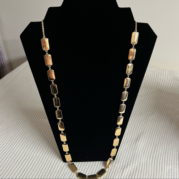 Kate Spade Gold Park Guell Long Statement Necklace